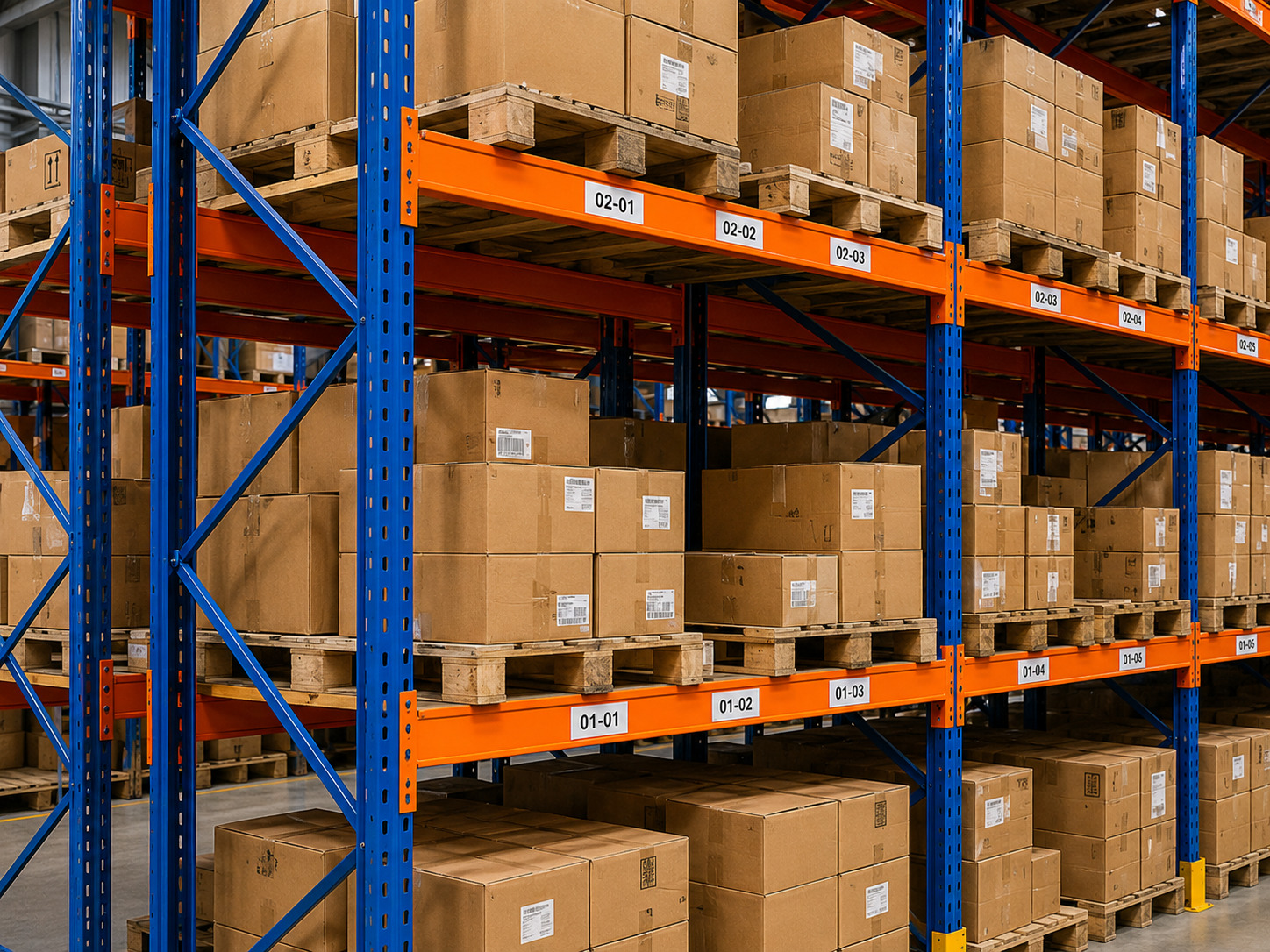 Selective Pallet Racking System